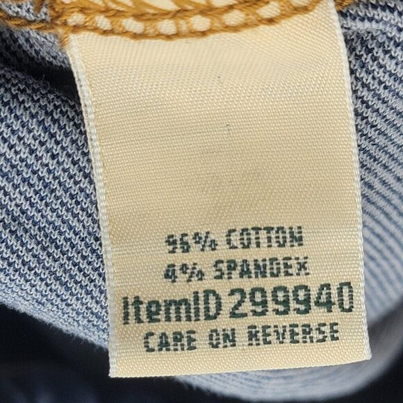 L.L. Bean Pants Womens Size S Petite Pull On Denim Stretch Mom Light Wash 299940 - Picture 4 of 9